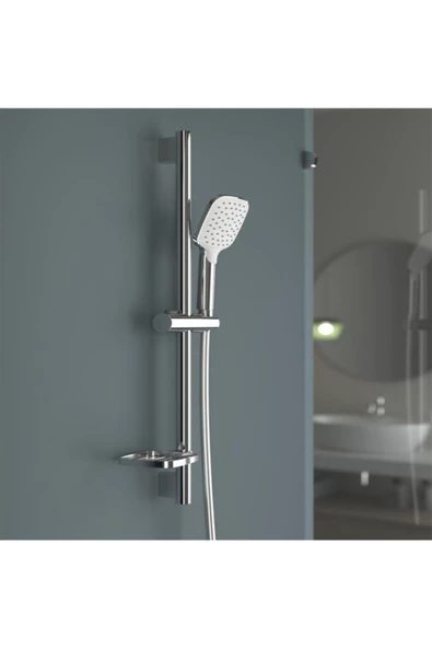 TESKA  Ganj Sürgülü Duş Seti-Smart Flex Hortumlu - Resim 2