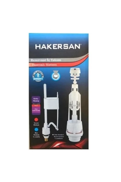 hakersan Rezervuar Basmalı Iç Takım Klozet Sifon Iç Takımı ürün görseli 1