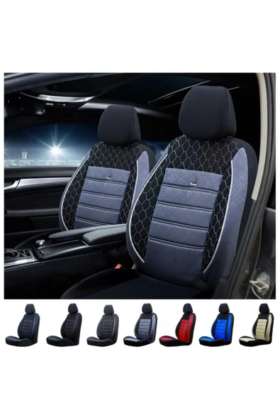 SMRAUTOACCESSORY  Fume-Siyah Skoda Felicia Oto Koltuk Kilifi Gof Standart Beden ürün görseli 1