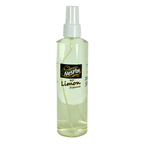 Nesrin Limon Kolonyası 80 Derece Pet Şişe Sprey 250 ML ürün görseli 1