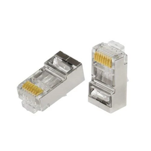 FRISBY FNW-RJ4522N RJ45 FTP CAT6 KONNEKTOR METAL 100LÜ PAKET ürün görseli 1