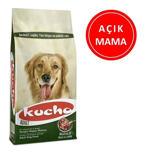 Kucho Adult Dog Lamb Kuzu Etli Yetişkin Köpek Maması 1 Kg AÇIK ürün görseli 1