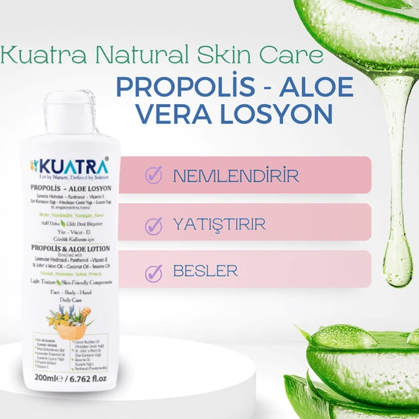 Kuatra Propolis - Aloe Vera Losyon 200ml - Resim 3