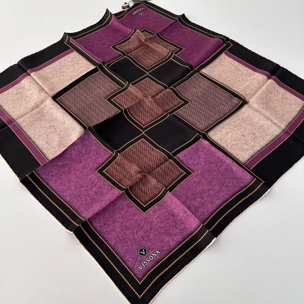 Vissona Twill İpek Eşarp IPK3702 ürün görseli 1