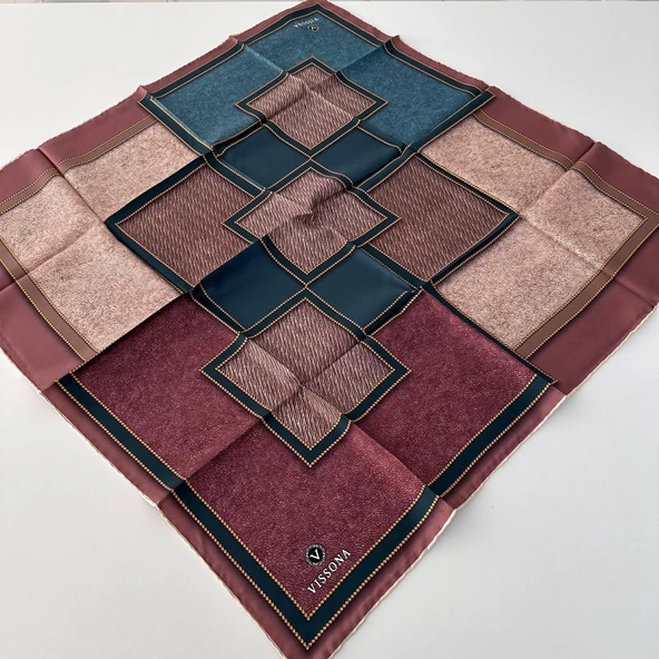 Vissona Twill İpek Eşarp IPK3707 ürün görseli 1