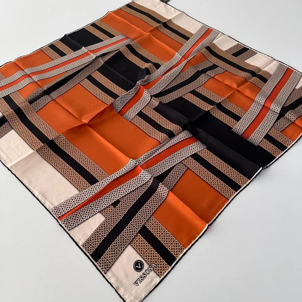 Vissona Twill İpek Eşarp IPK4007 ürün görseli 1