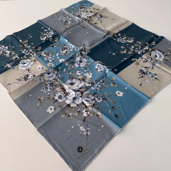 Vissona Twill İpek Eşarp IPK4205 ürün görseli 1