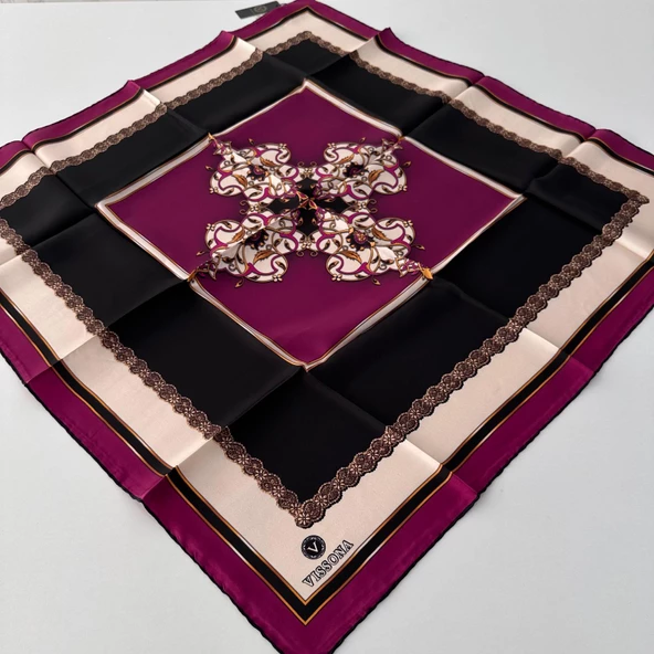 Vissona Twill İpek Eşarp IPK4503 ürün görseli 1
