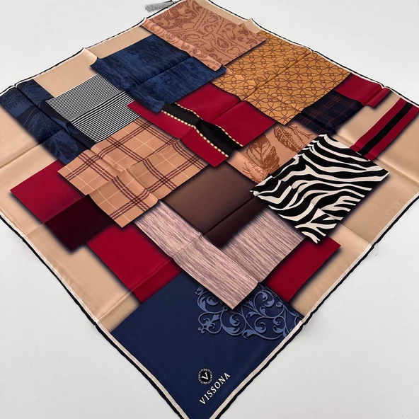 Vissona Twill İpek Eşarp IPK4901 ürün görseli 1