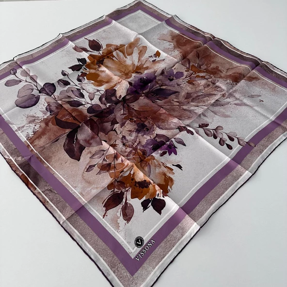 Vissona Twill İpek Eşarp IPK4606 ürün görseli 1