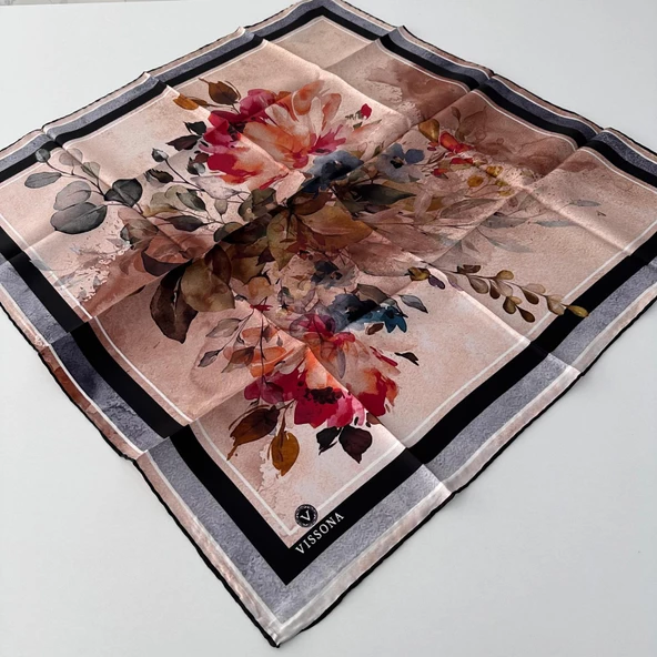 Vissona Twill İpek Eşarp IPK4602 ürün görseli 1