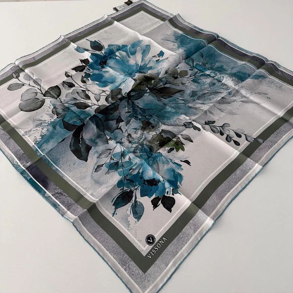 Vissona Twill İpek Eşarp IPK4607 ürün görseli 1