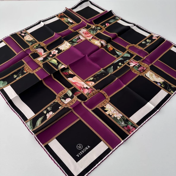Vissona Twill İpek Eşarp IPK5408 ürün görseli 1