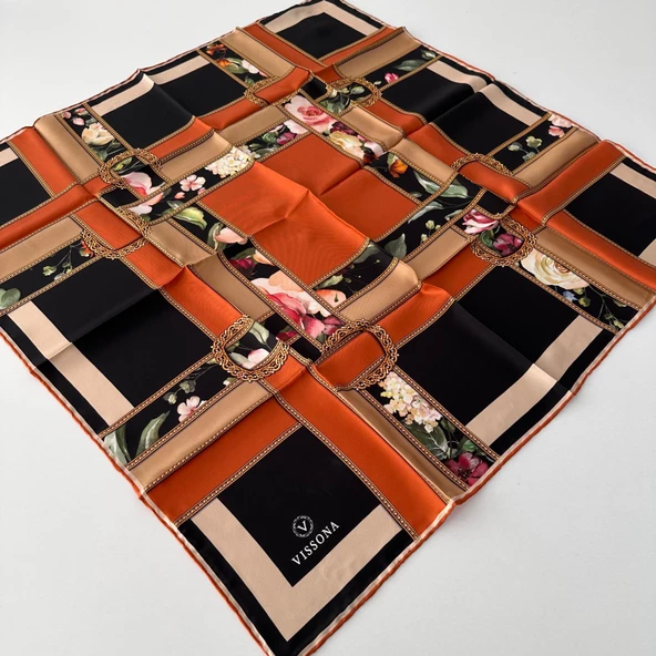 Vissona Twill İpek Eşarp IPK5404 ürün görseli 1