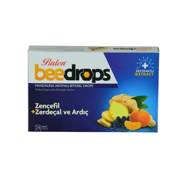 Balen Mandalina Aromalı Bitkisel Drops 24 Adet - Resim 5