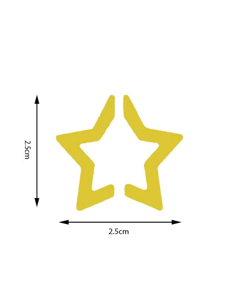 Kamei Şekilli Delgeç Yıldız Kanatlı 2.5 cm KM8810 - Resim 6