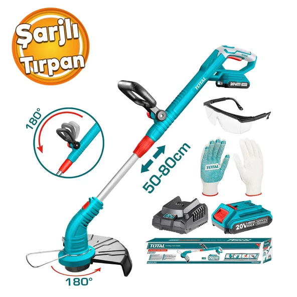 Elektrikli Şarjlı Yan Tırpan Kenar Kesme Çim Ot Biçme Li-on Tek Batarya Akülü Ayarlanabilir Başlık ürün görseli 1