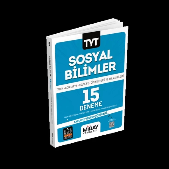 Miray TYT Sosyal Bilimler 15 Deneme ürün görseli 1