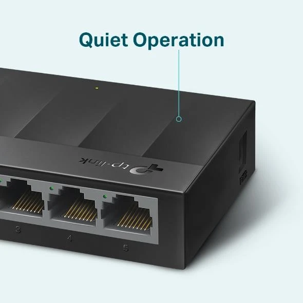 TP-LINK LS1005G 5 PORT 10/100/1000 GIGABIT PLASTİK KASA SWITCH ürün görseli 1