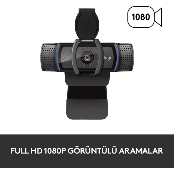LOGITECH C920S HD PRO WEBCAM SİYAH 960-001252 - Resim 2