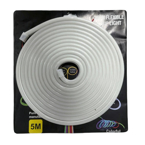 Neon şerit led 24v 8x16 mm 5 metre kesilebilir bağlantı aparatlı beyaz  / LAAM437 ürün görseli 1