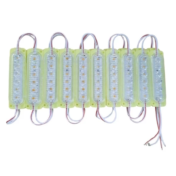 Parmak led sarı 6 led x 20'li paket 12v / LAAM649-3 ürün görseli 1