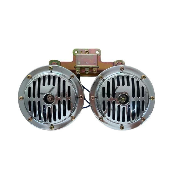 Dı dıt korna 12v roleli super ton büyük 13mm nikel set / SSKO64 ürün görseli 1