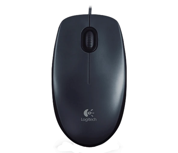 LOGITECH M90 USB OPTİK KABLOLU MOUSE SİYAH 910-001793 ürün görseli 1