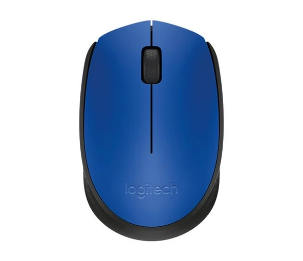 LOGITECH M171 KABLOSUZ USB MOUSE MAVİ 910-004640 ürün görseli 1