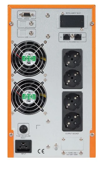 MAKELSAN POWERPACK SE 3KVA 1F/1F (6X9AH) 5/10DK ONLINE UPS ürün görseli 1