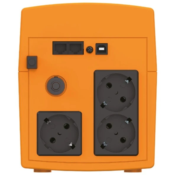 MAKELSAN LION 1200VA 1F/1F (2X7AH) 5/10DK LINE INTERAKTIF UPS ürün görseli 1
