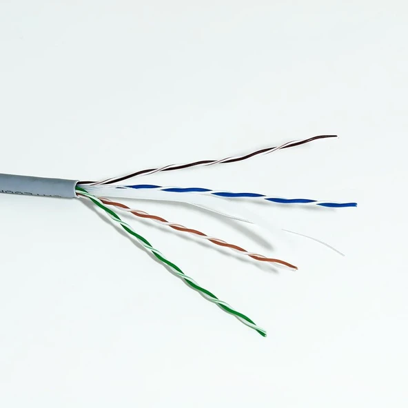 FRISBY FNW-CAT622 305MT 0.50MM 24AWG CAT6 UTP KABLO GRİ ürün görseli 1