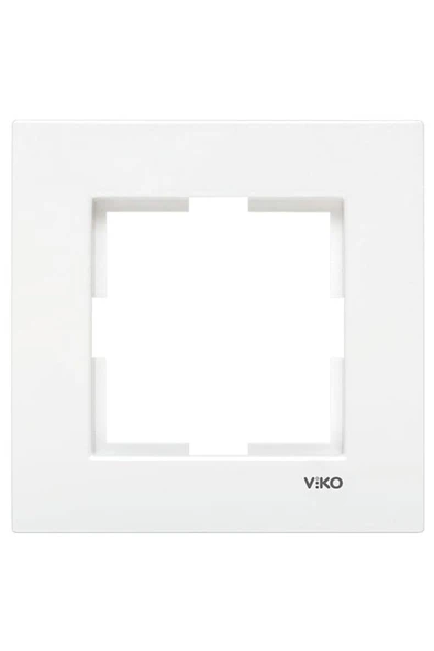 VİKO Viko Karre 1 Li Çerçeve Beyaz 90960200 ürün görseli 1