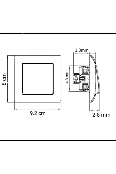 OVİVO Grano Siyah Anahtar - Resim 5