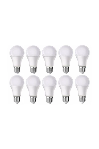 ERA Led - 9w - Beyaz - E27 - 10lu - Tasarruflu Led Ampul E27 Duy 6500k Yerli Üretim ürün görseli 1