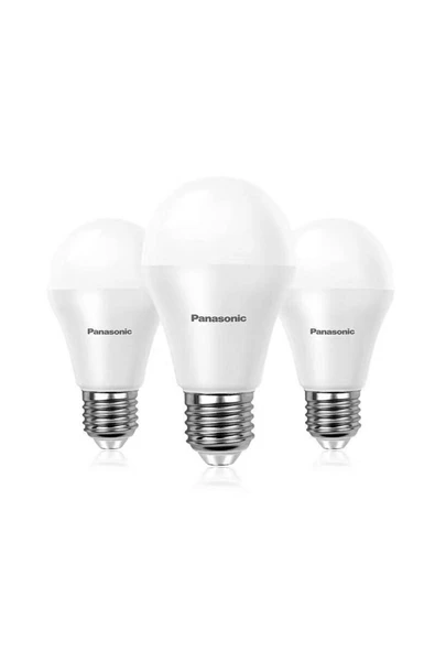 PANASONIC 8,5w-60 W 3 Lü Eko Paket 6500 Kelvin Beyaz Işık ürün görseli 1