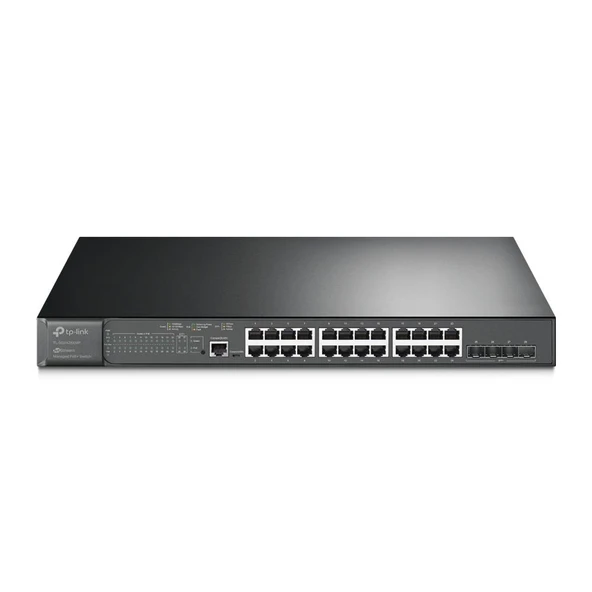 TP-LINK OMADA TL-SG3428XMP 24 PORT GIGABIT + 4X10GB SFP UPLINK YÖNETİLEBİLİR 384W POE RACKMOUNT SWITCH ürün görseli 1