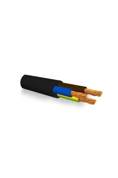 Pars Çok Telli Cca Ttr Kablo 3 X 1,5 Mm 100 Metre Siyah Renk ürün görseli 1