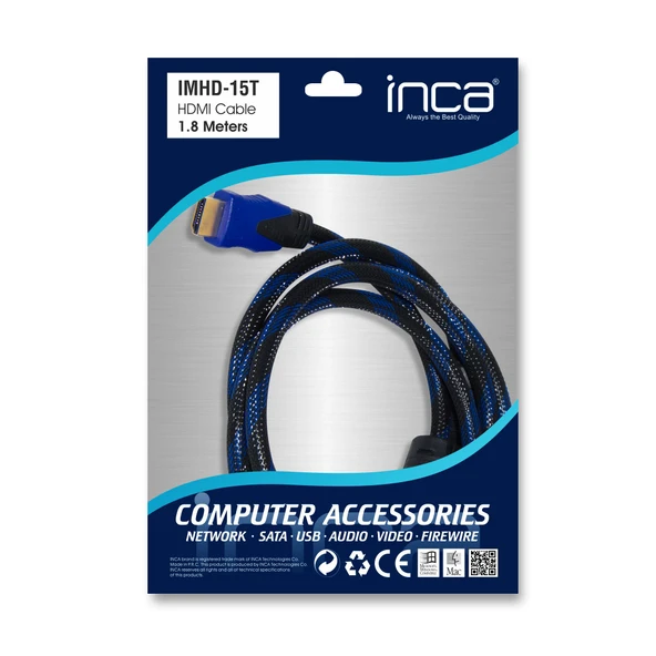 INCA IMHD-15T 1,8MT 4K HDMI KABLO ürün görseli 1