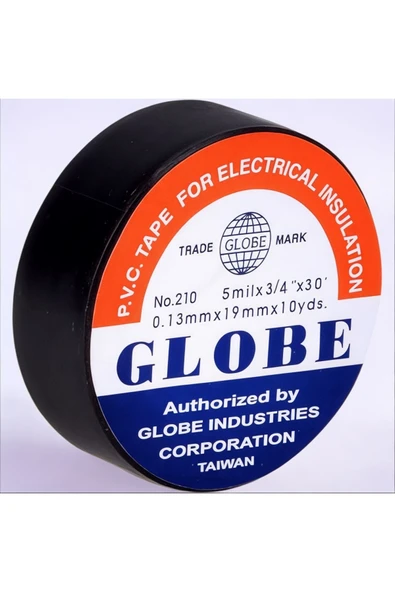 Globe Plastik Izole Elektrik Bandı - Siyah 1 Adet ürün görseli 1