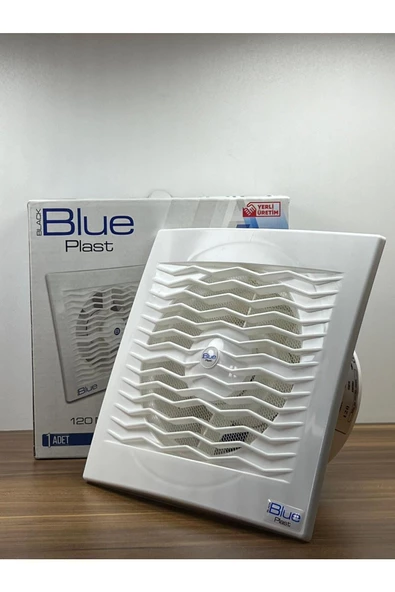 BLUE LİGHTİNG BANYO TUVALET ASPİRATÖR HAVALANDIRMA FANI 120 LİK 12 CM PİMAŞ BORU ürün görseli 1
