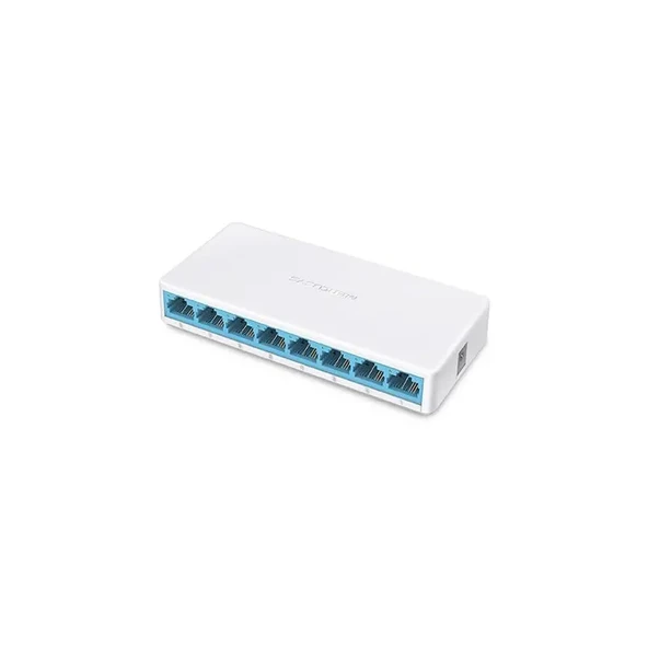 TP-LINK MERCUSYS MS108 8 PORT 10/100 PLASTİK KASA SWITCH ürün görseli 1