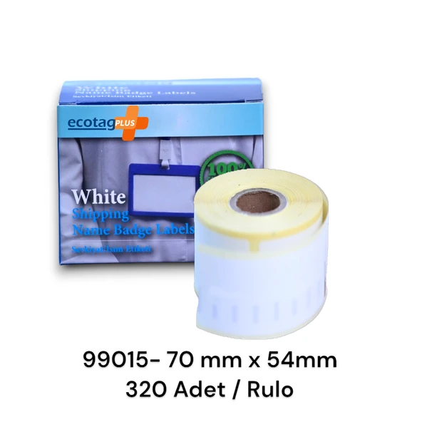 Ecotagplus Dymo Lw Muadili Disket Etiketi 70 mm x 54 mm - 99015-320 Adet ürün görseli 1