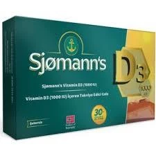 Sjomann's D3 Çiğnenebilir Jel 30 Tablet ürün görseli 1