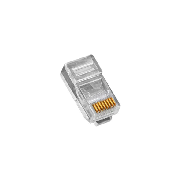 ORING MPC6U3EZ CAT6 PLUG U/UTP EZRJ45 YENİ NESİL ALTIN UÇ KONNEKTÖR 100 LÜ PAKET ürün görseli 1