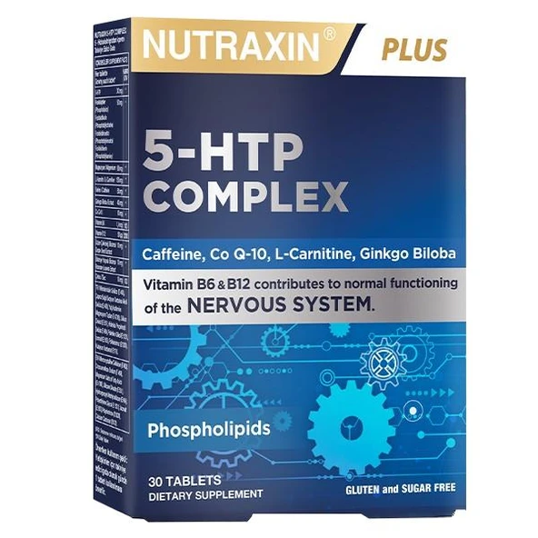 Nutraxin 5-HTP Complex Takviye Edici Gıda 30 Tablet ürün görseli 1