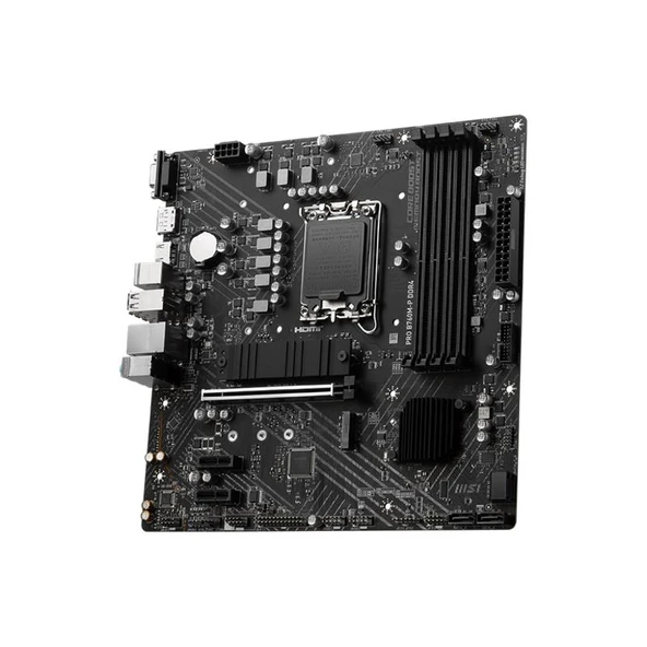 MSI PRO B760M-P DDR4 4600MHZ 1XHDMI 1XDP 2XM.2 USB 3.2 ATX 1700P (12. / 13. VE 14. NESİL İŞLEMCİ UYUMLU) ürün görseli 1