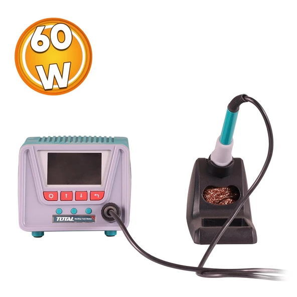 Elektrikli İstasyonlu Tablalı Dijital Devir Ayarlı Havya Kalem Lehim Makinası 60 W TET160923 ürün görseli 1