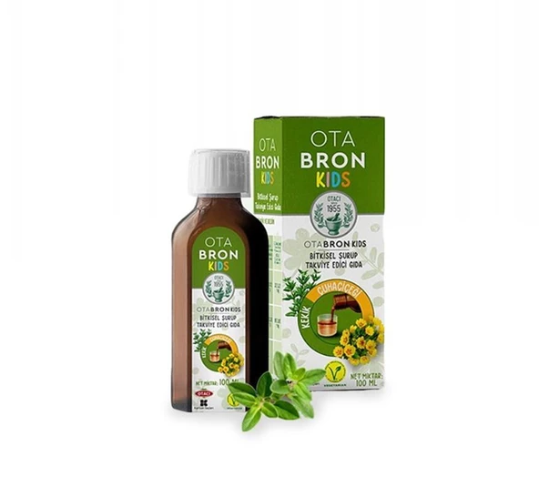 Ota Bron Kids Kekik Ve Çuhaçiçeği Bitkisel Şurup 100ml ürün görseli 1