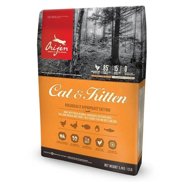 Kitten Tahılsız Tavuklu Yavru Ve Yetişkin Kedi Maması 1,8 Kg ürün görseli 1